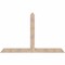 Ekena Millwork Portland Smooth Timber Gable Bracket, Douglas Fir, 84"W x 53"H x 5 1/2"D x 5 1/2"F, 15/12 Pitch GBW084X53X0606POR00SDF - alternate 1